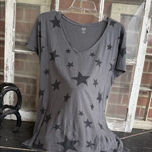 GAP Black Star Print Women's Tee